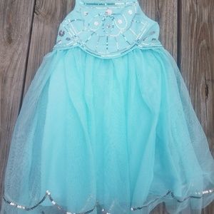 NWOT H&M Light Blue Tulle Girls Dress 6/7